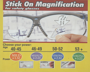 Optx 20/20 Stick On Magnification